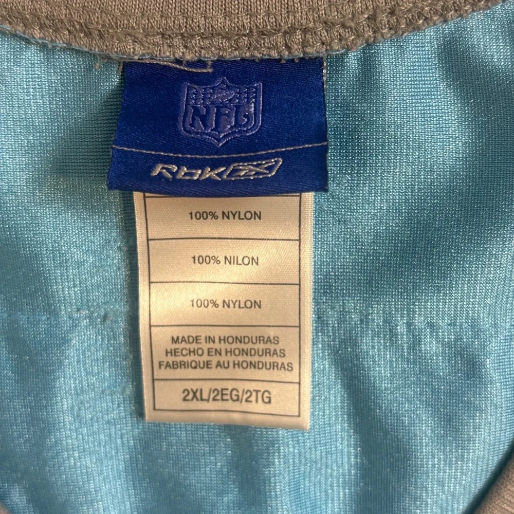 VTG Reebok Tom Brady #12 New England Patriots Womens Jersey 2XL Blue Gray NFL